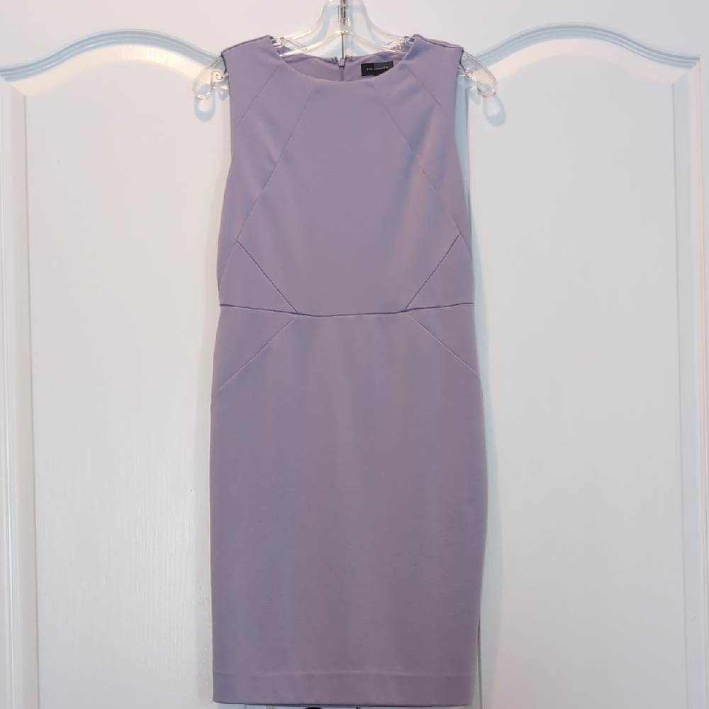 The Limited Purple Sheath Midi Dress